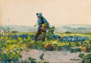 För att bli en bondpojke av Winslow Homer
