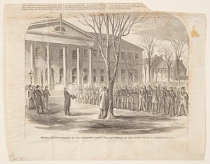 General Thomas Swearing in the Volunteers Called into the United States Service i Washington D.C. av Winslow Homer