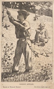 Gröna äpplen av Winslow Homer