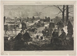 Vagnskonvojens uppehåll av Winslow Homer