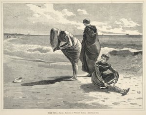 Högvatten, ur Every Saturday: An Illustrated Journal of Choice Reading, 6 augusti 1870 av Winslow Homer