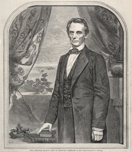 Hon. Abraham Lincoln, född i Kentucky, 12 februari 1809, 1860. av Winslow Homer