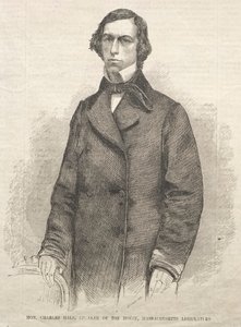 Hon. Charles Hale, parlamentets talman, Massachusetts Legislature, 1859. av Winslow Homer