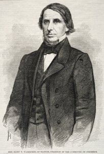 Elihu B. Washburne, Illinois, ordförande i utskottet för handel av Winslow Homer