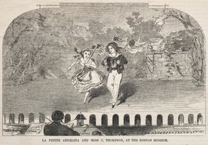 La Petite Angelina och Miss C. Thompson, på Boston Museum av Winslow Homer