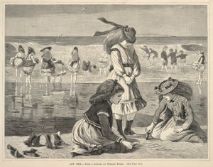 Low Tide, från Varje lördag, 6 augusti 1870 av Winslow Homer
