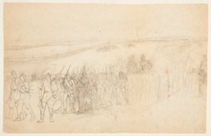 Marscherande infanterikolonn av Winslow Homer