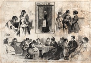 New York Charities - St. Barnabas House, 304 Mulberry Street, 1874. av Winslow Homer