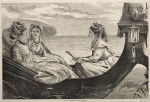 På stranden vid Long Branch av Winslow Homer