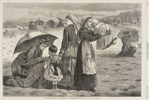 På stranden vid Long Branch - Barnens timme av Winslow Homer