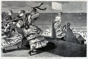 On the Bluff at Long Branch, at the Bathing Hour, från Harper