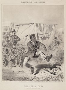 Våra Jolly Cook-kampanjskisser. av Winslow Homer
