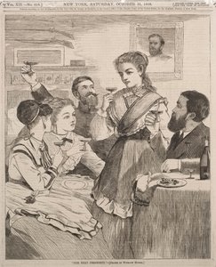 Vår nästa president, 1868. av Winslow Homer
