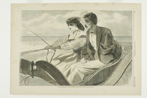 Våra vattenställen - Den tomma hylsan i Newport av Winslow Homer