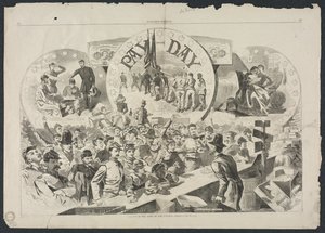 Pay Day i Army of the Potomac, 1863. av Winslow Homer