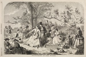 Picknick i skogen av Winslow Homer