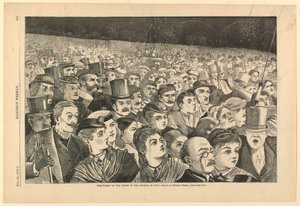Tryck, Fyrverkerier på natten till den fjärde juli, juli 1868 av Winslow Homer