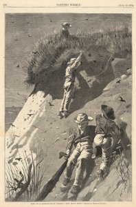 Raid på en sand-svalakoloni av Winslow Homer