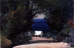 Road in Bermuda, ca 1899-1901 (akvarell över penna på papper) av Winslow Homer