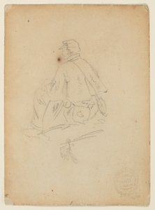 Sittande soldat av Winslow Homer