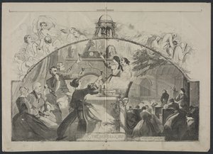 Att se det gamla året ut, 1861. av Winslow Homer