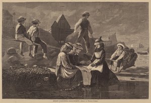 Seesaw - Gloucester, Massachusetts, publicerad 1874. av Winslow Homer