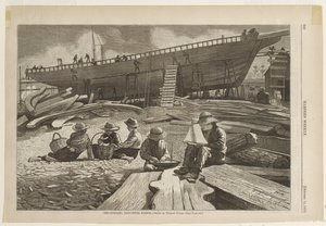 Skeppsbygge, Gloucesters hamn av Winslow Homer