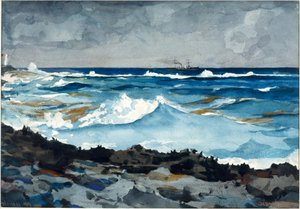 Shore and Surf, Nassau av Winslow Homer