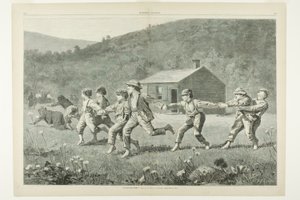 "Snap-the-Whip" av Winslow Homer