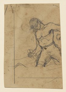 Stående man (studie till Underström) av Winslow Homer