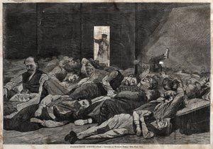 Station-House Logers, 1874. av Winslow Homer