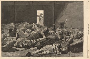 Station-House Lodgers, från Harper av Winslow Homer