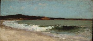 Studie för Eagle Head, Manchester, Massachusetts av Winslow Homer
