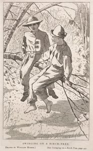 Gunga i en björk av Winslow Homer
