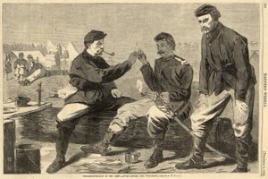 Thanksgiving-Day in the Army - Efter middagen: The WishBone, från Harper