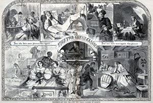 Thanksgiving Day, 1860, De två stora samhällsklasserna, från Harper