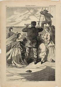 Den brittiska piraten "Alabama" närmar sig av Winslow Homer