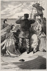 Den brittiska piratfartyget ”Alabama” närmar sig av Winslow Homer
