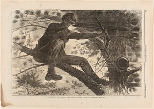 Potomacs armé - en skarpskytt i vakttjänst av Winslow Homer