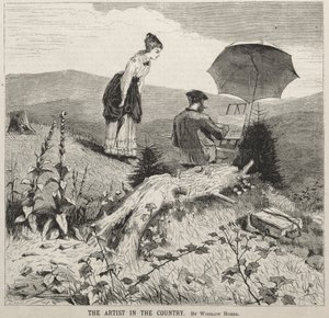 Konstnären på landsbygden av Winslow Homer