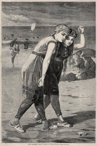 Badarna, 1873. av Winslow Homer