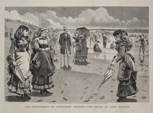 The Beach at Long Branch, publicerad som ett konsttillägg till Appleton