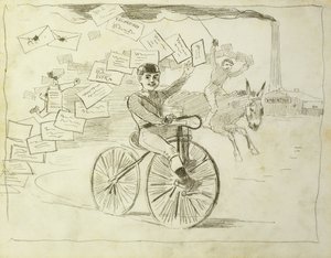Cykelbudbäraren, av Winslow Homer