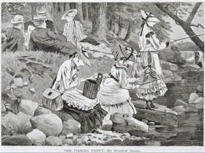 ”Fiskesällskapet -” av Winslow Homer