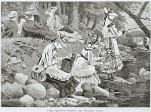 "Fiskefesten--" av Winslow Homer