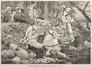 Fiskepartiet, 1869. av Winslow Homer