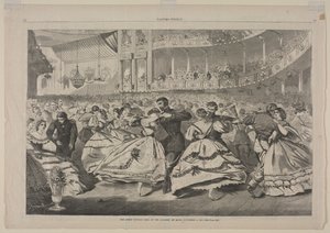 Den stora ryska balen på Musikakademin, den 5 november 1863 av Winslow Homer