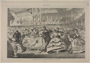 Den stora ryska balen vid Musikhögskolan, 5 november 1863, 1863. av Winslow Homer