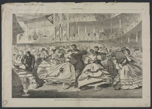 Den stora ryska balen vid Musikhögskolan, 5 november 1863, 1863. av Winslow Homer