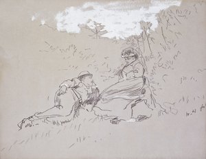 Smekmånaden, 1875 av Winslow Homer